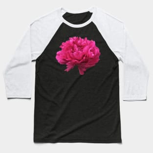 Hot Pink Peony in Full Bloom Baseball T-Shirt